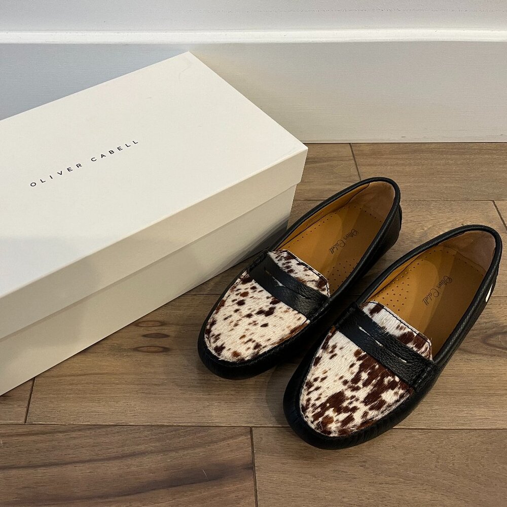 Oliver Cabell Women's Driver in Black Dapple, Size EU 37, New in box never worn